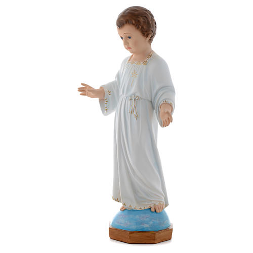 Menino Jesus Santa Infância 75 cm Landi olhos cristal DE EXTERIOR