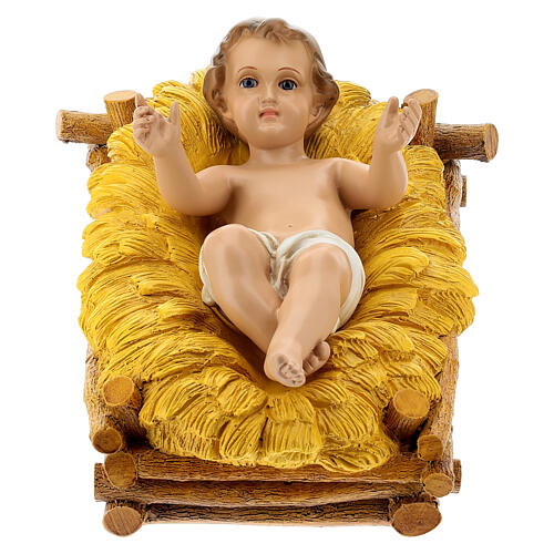 Natividade 3 figuras fibra de vidro pintada para presépio Lando Landi altura média 100 cm; exterior