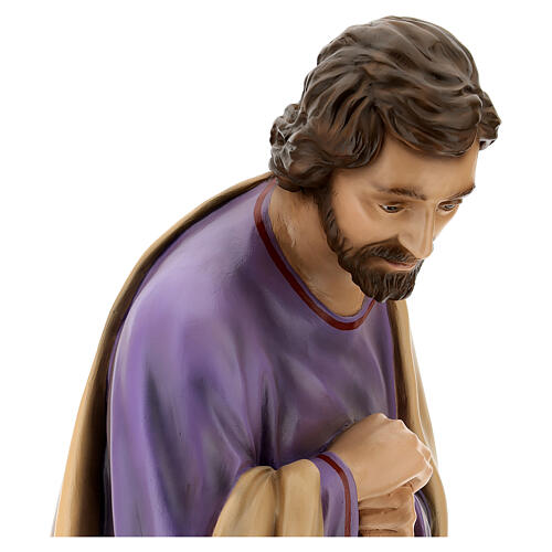 Natividade 3 figuras fibra de vidro pintada para presépio Lando Landi altura média 100 cm; exterior