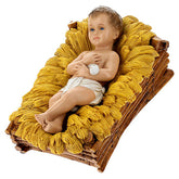 Natividade 3 figuras fibra de vidro pintada para presépio Lando Landi altura média 65 cm; exterior