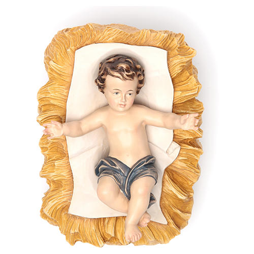 Natividade 60 cm fibra vidro corada Val Gardena