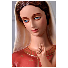 Nossa Senhora com Menino 135 cm em fibra de vidro pintada