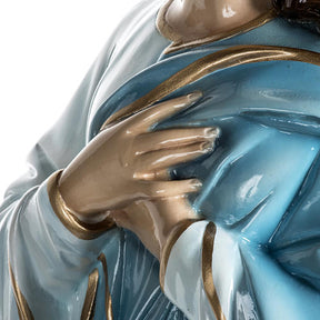 Nossa Senhora da Assunção 100 cm fibra vidro brilhante