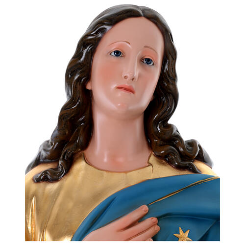 Nossa Senhora da Assunção de Murillo 180 cm fibra de vidro com olhos de vidro