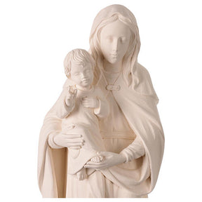 Nossa Senhora da Esperança branca Val Gardena fibra de vidro 60 cm