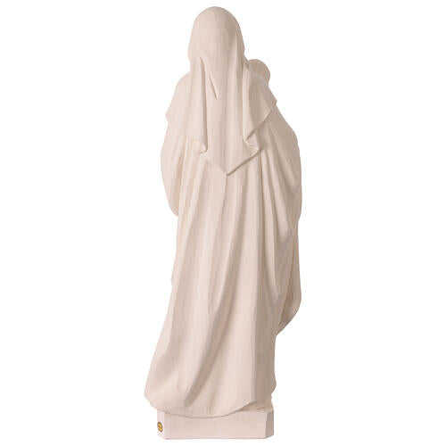 Nossa Senhora da Esperança branca Val Gardena fibra de vidro 60 cm