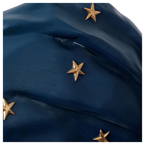 Nossa Senhora da Imaculada Conceição 145 Fibra de Vidro Pintada estilo napolitano