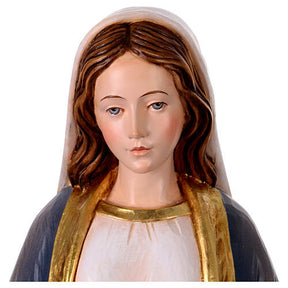 Nossa Senhora da Imaculada Conceição fibra de vidro colorida 90x30x20 cm