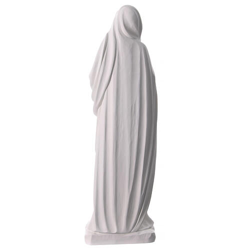 Nossa Senhora das Dores 80 cm fibra vidro branca