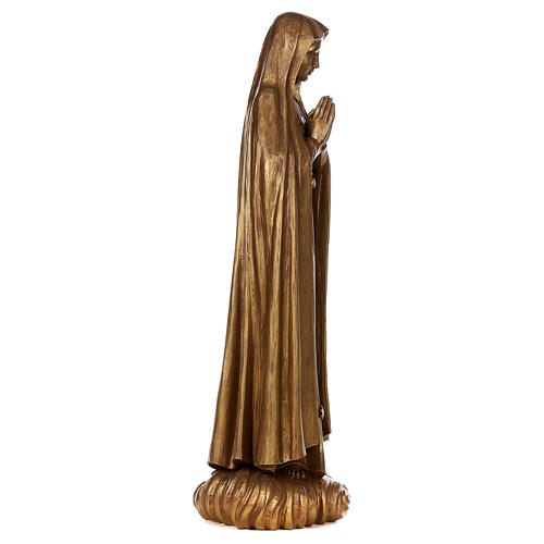 Nossa Senhora de Fátima 100x30x30 cm fibra de vidro