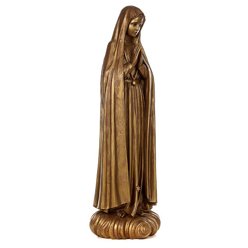 Nossa Senhora de Fátima 100x30x30 cm fibra de vidro