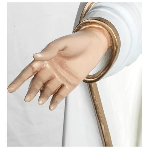 Nossa Senhora de Fátima 120 cm fibra de vidro PARA EXTERIOR