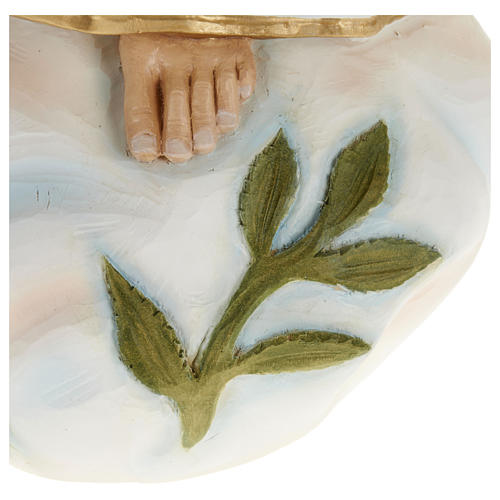 Nossa Senhora de Fátima 60 cm fibra de vidro PARA EXTERIOR