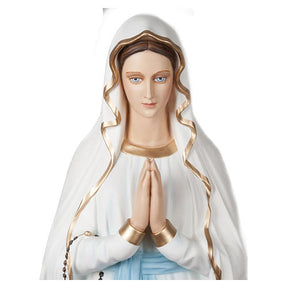 Nossa Senhora de Lourdes 160 cm fibra de vidro PARA EXTERIOR
