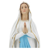 Nossa Senhora de Lourdes 75 cm fibra de vidro pintada
