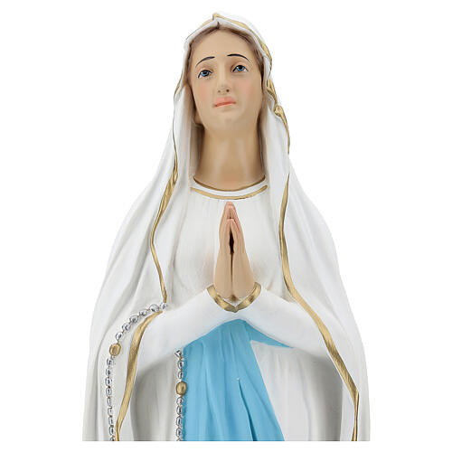 Nossa Senhora de Lourdes 75 cm fibra de vidro pintada