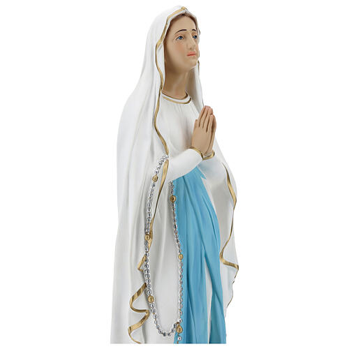 Nossa Senhora de Lourdes 75 cm fibra de vidro pintada