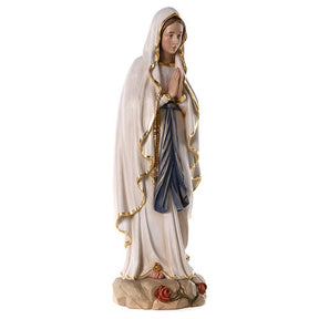 Nossa Senhora de Lourdes 80x25x25 cm fibra de vidro