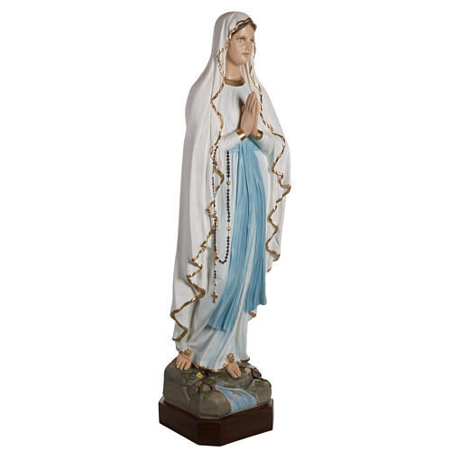 Nossa Senhora de Lourdes fibra de vidro 130 cm