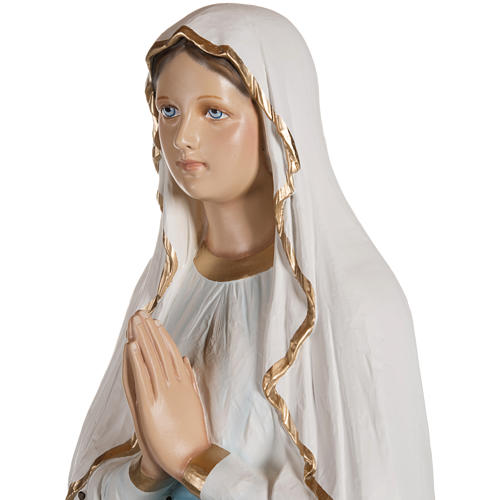 Nossa Senhora de Lourdes fibra de vidro 130 cm