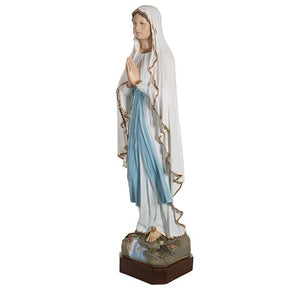 Nossa Senhora de Lourdes fibra de vidro 130 cm