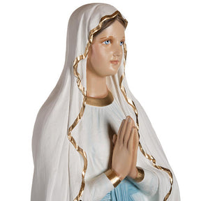 Nossa Senhora de Lourdes fibra de vidro 130 cm