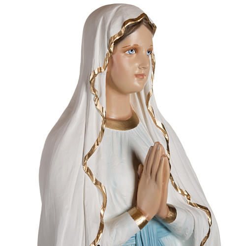 Nossa Senhora de Lourdes fibra de vidro 130 cm