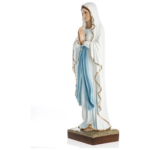 Nossa Senhora de Lourdes fibra vidro 60 cm PARA EXTERIOR