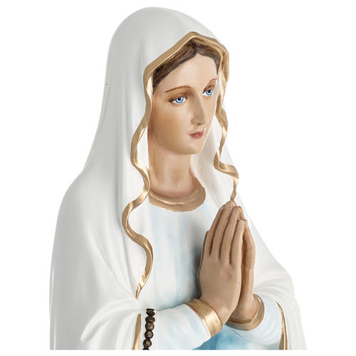 Nossa Senhora de Lourdes fibra vidro 60 cm PARA EXTERIOR