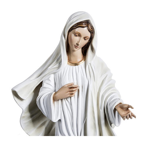 Nossa Senhora de Medjugorje 170 cm fibra de vidro PARA EXTERIOR