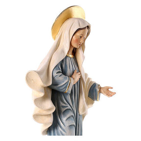 Nossa Senhora de Medjugorje 85x40x20 cm fibra de vidro