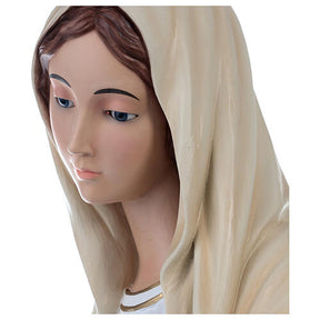Nossa Senhora de Medjugorje fibra de vidro 130 cm olhos de vidro