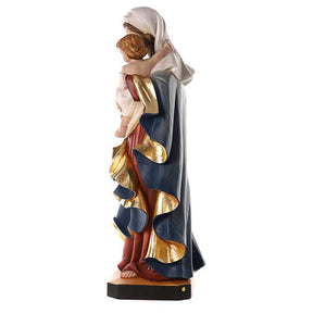 Nossa Senhora do Coração fibra de vidro 100x45x35 cm