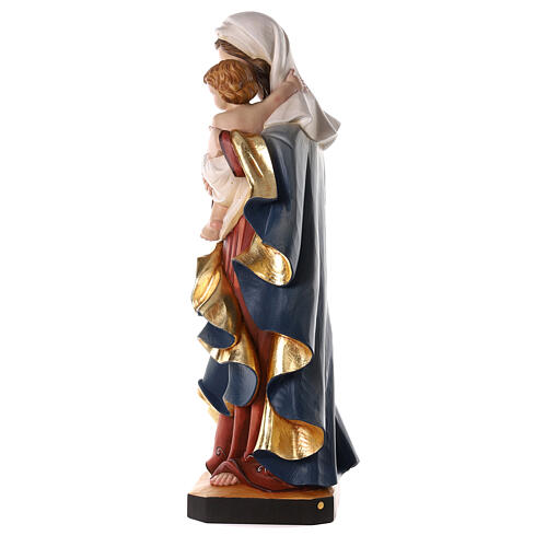 Nossa Senhora do Coração fibra de vidro 100x45x35 cm