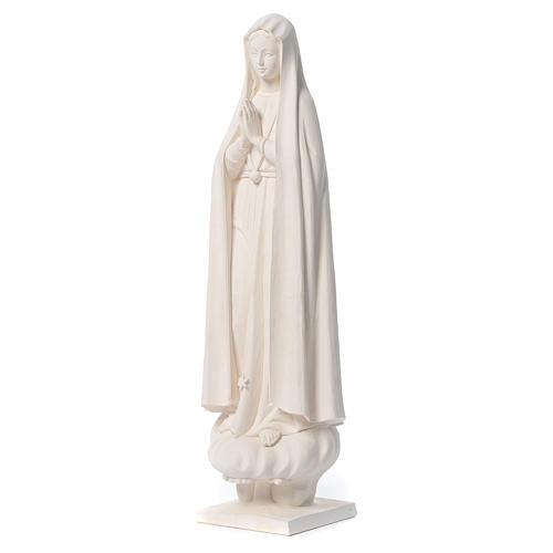 Nossa Senhora Fátima 60 cm fibra vidro natural