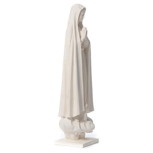 Nossa Senhora Fátima 60 cm fibra vidro natural