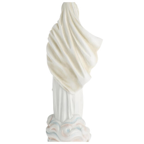 Nossa Senhora Medjugorje fibra vidro 60 cm acabado especial