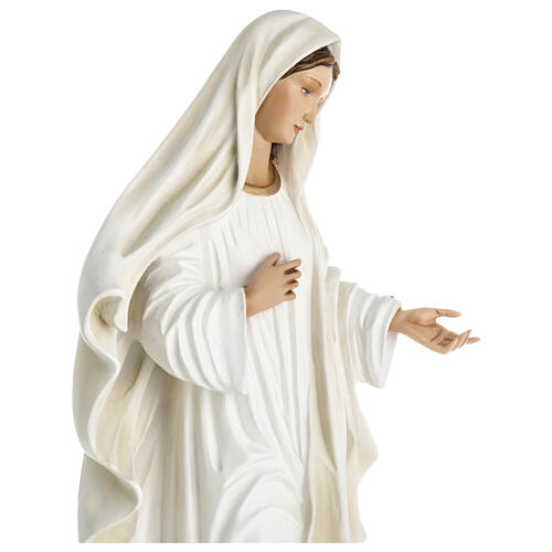 Nossa Senhora Medjugorje fibra vidro 60 cm acabado especial