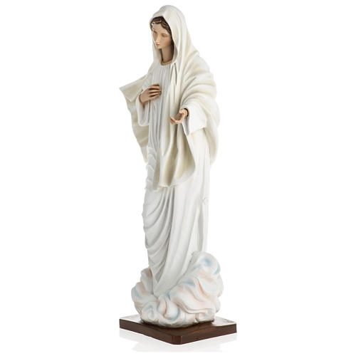 Nossa Senhora Medjugorje fibra vidro 60 cm PARA EXTERIOR acabado especial