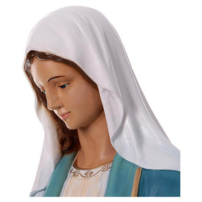 Nossa Senhora Milagrosa 150 cm fibra de vidro Landi DE EXTERIOR