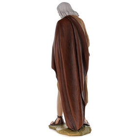 Pastor 80 cm presépio fibra de vidro pintada