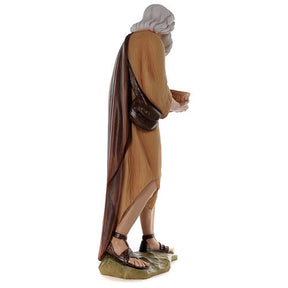 Pastor 80 cm presépio fibra de vidro pintada