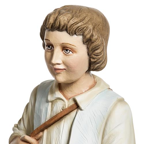 Pastor com ovelha presépio 60 cm fibra de vidro