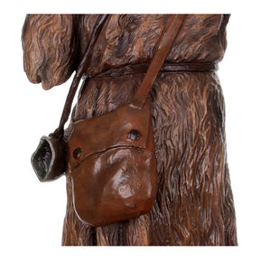 Pastor para presépio Lando Landi 100 cm fibra de vidro olhos cristal EXTERIOR