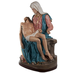 Pietà de Michelangelo fibra de vidro 100 cm