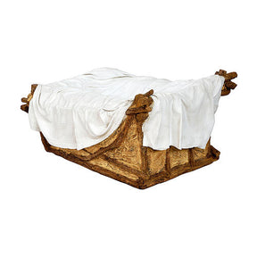 Presépio completo 160 cm Lando Landi 15 peças fibra de vidro olhos cristal EXTERIOR