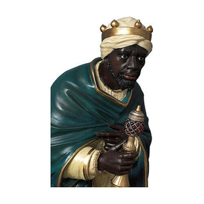 Presépio completo 160 cm Lando Landi 15 peças fibra de vidro olhos cristal EXTERIOR