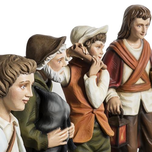 Presépio completo fibra de vidro 60 cm 15 peças