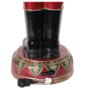 Quebra-nozes com tambor animado 180 cm de fibra de vidro