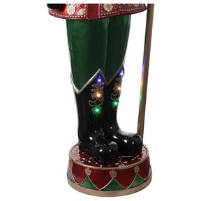 Quebra-nozes com vara de luzes LED 270 cm de fibra de vidro